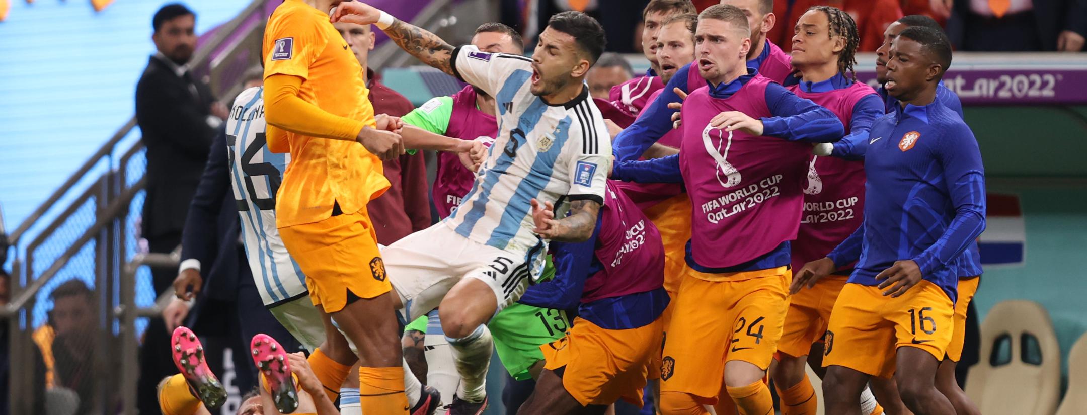 Van Dijk Hits Paredes