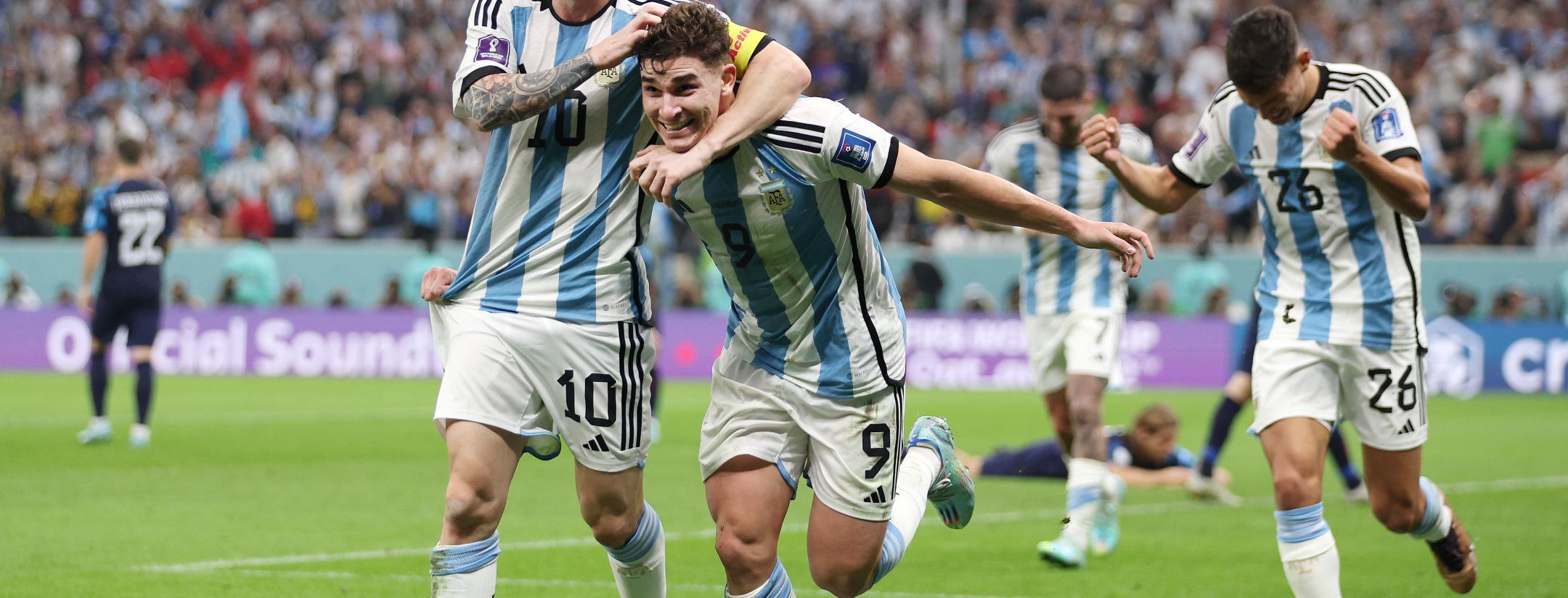 Julian Alvarez goal vs Croatia