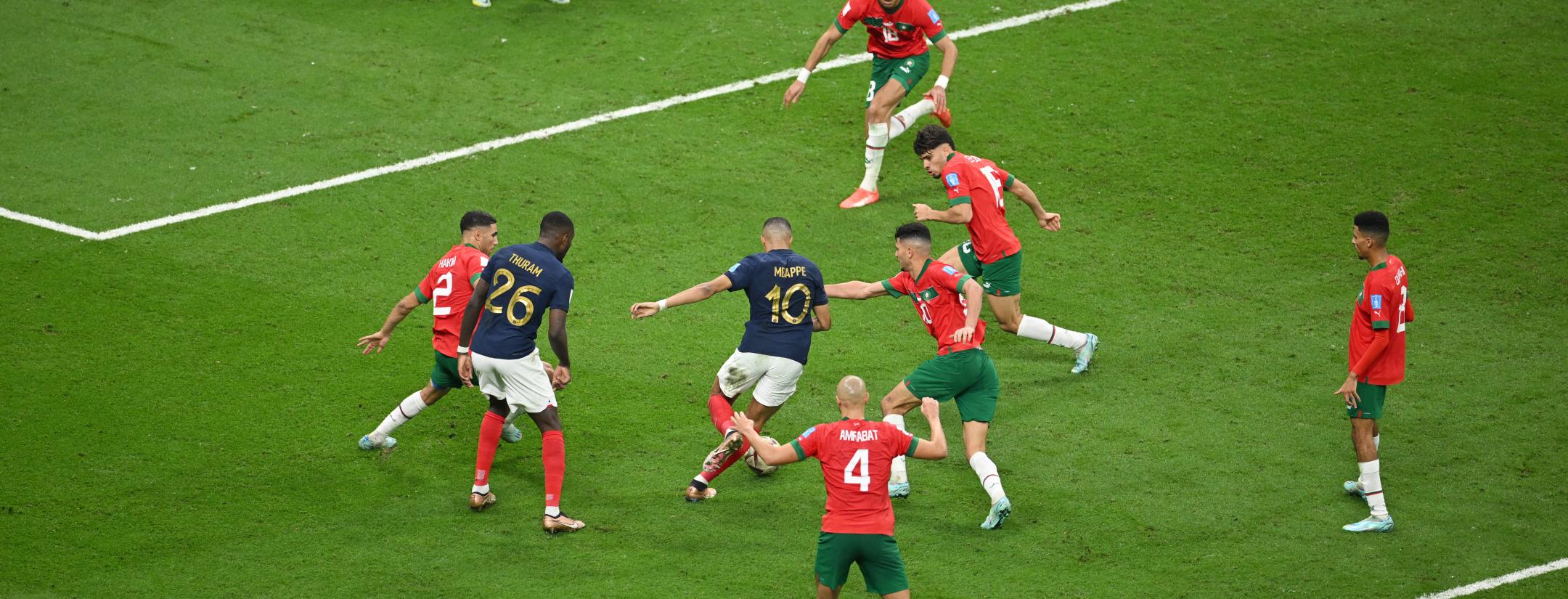 Mbappé vs Marruecos