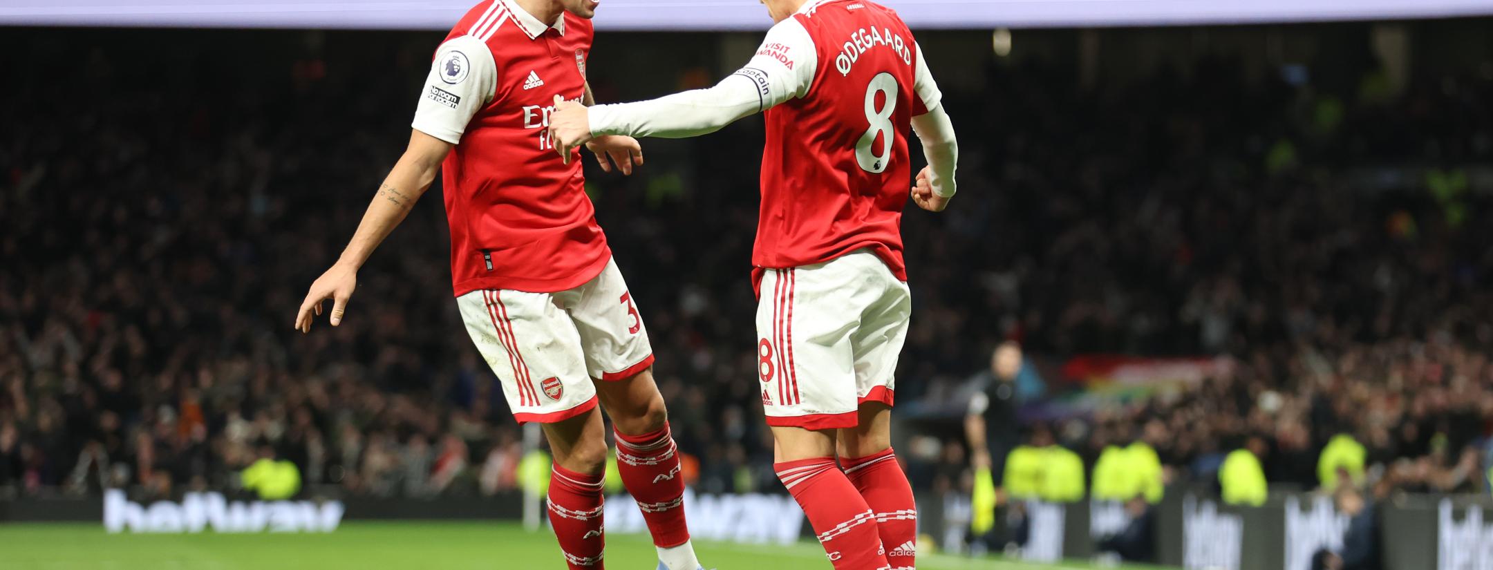 Martin Odegaard goal vs Spurs