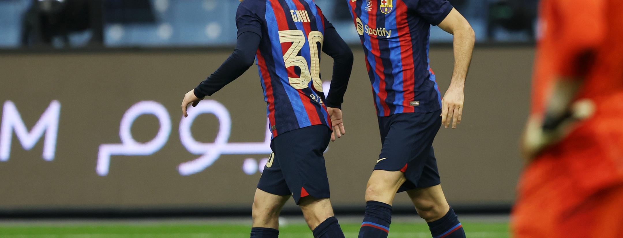 Gavi vs Real Madrid Supercopa