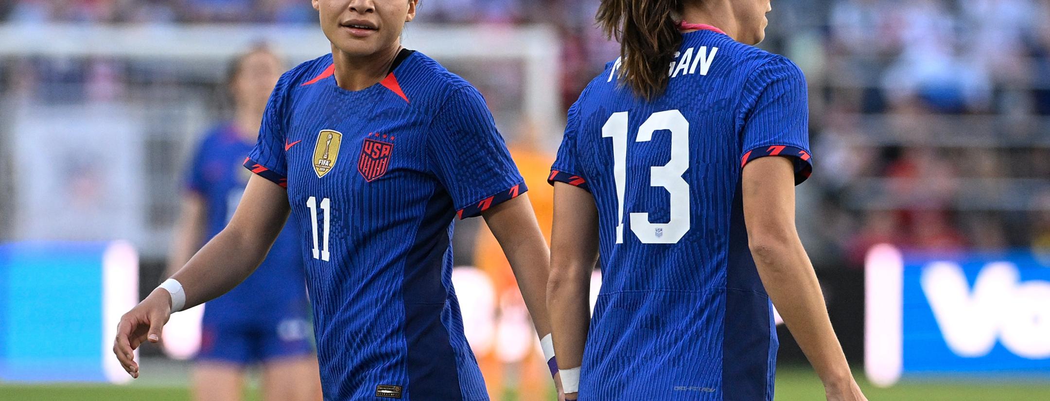 Best US women soccer players