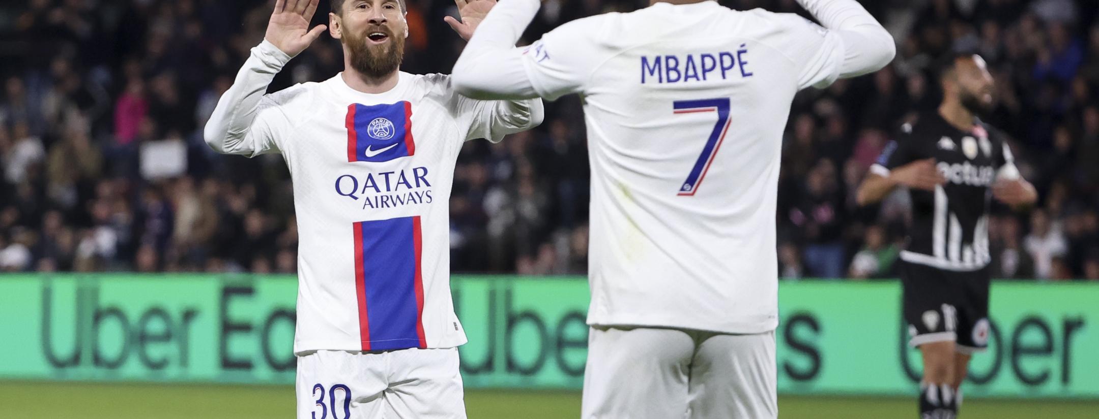 Lionel Messi assist vs Angers