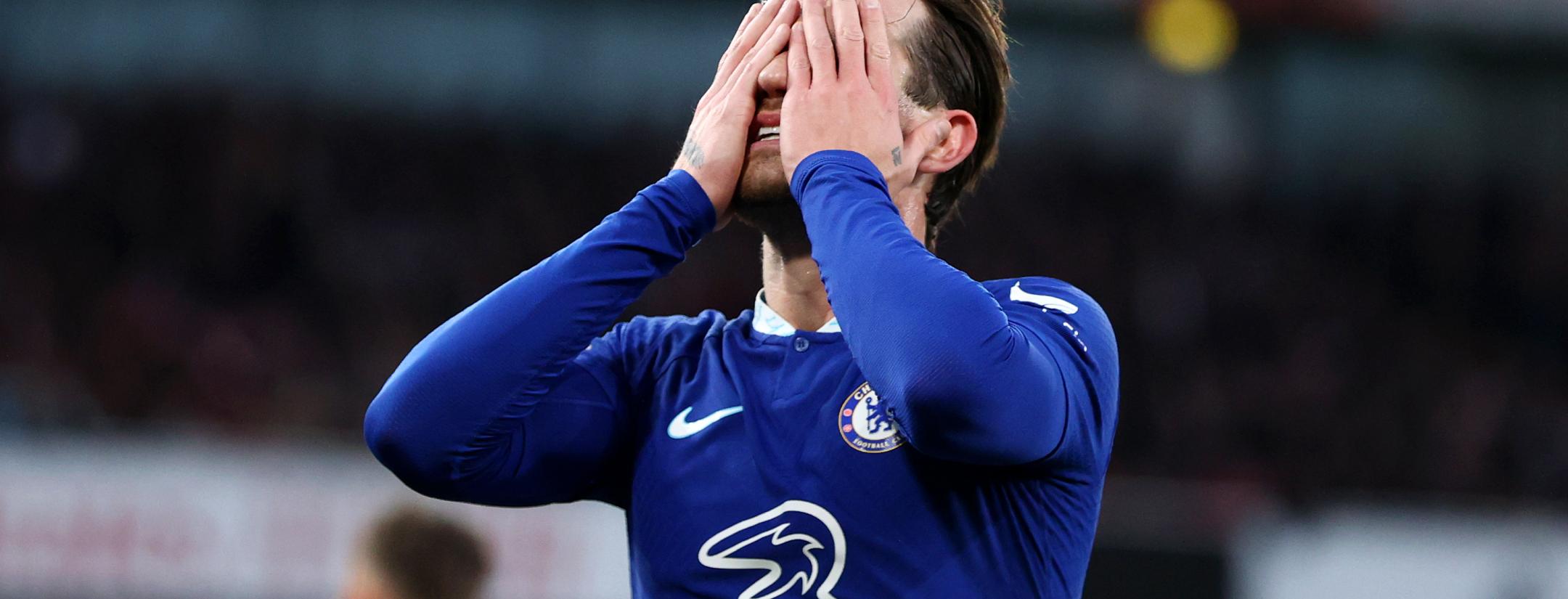 Chelsea fans are like Ben Chilwell because they can't watch