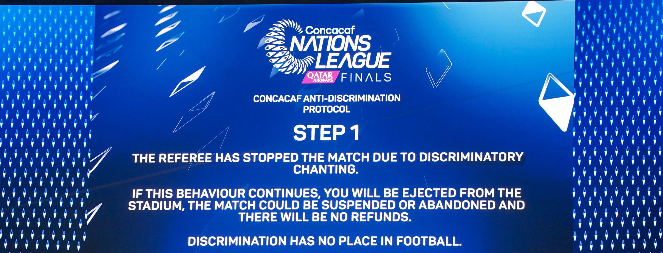 Mexico discriminatory chant