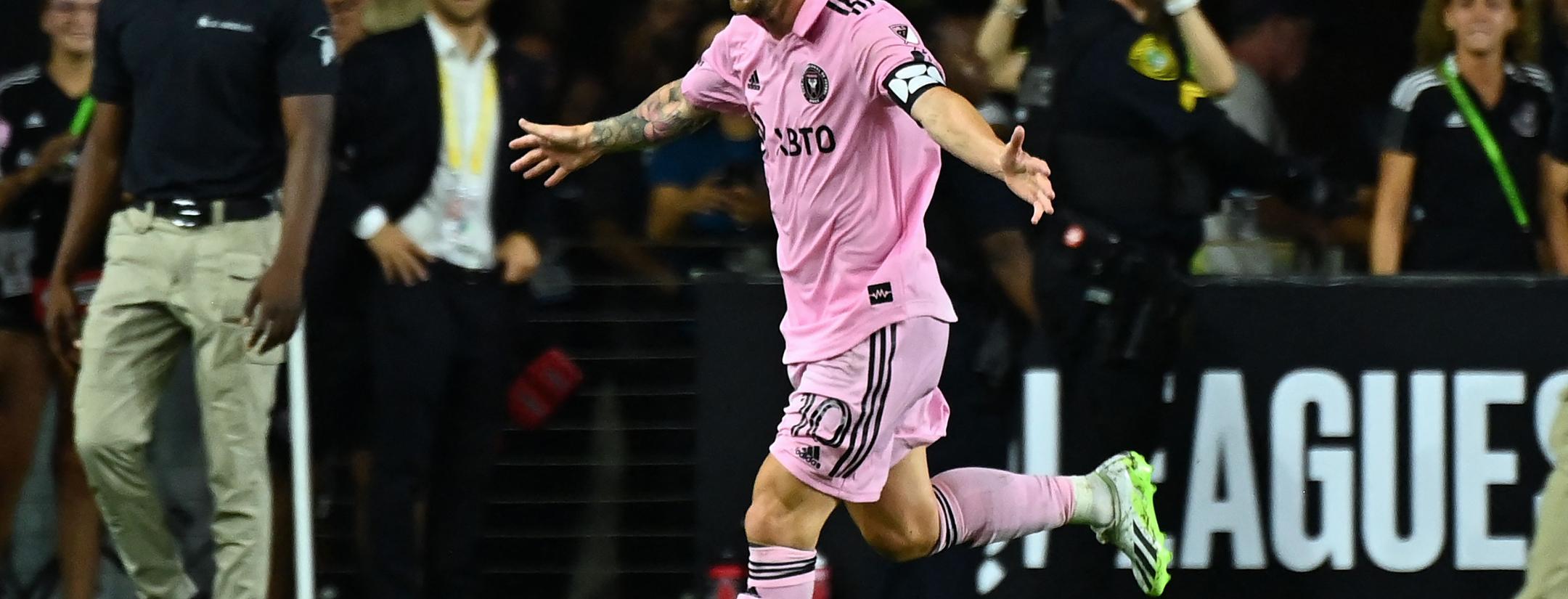 Lionel Messi Inter Miami debut goal