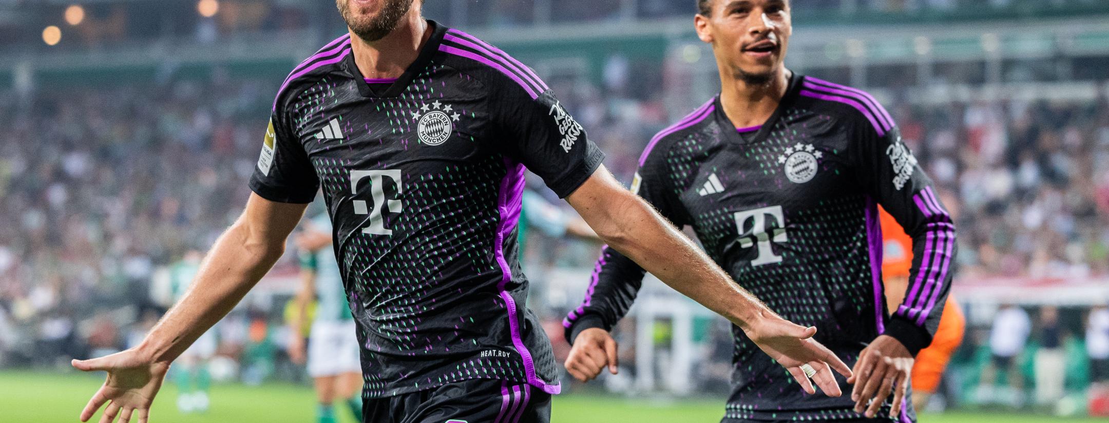 Harry Kane first Bayern goal