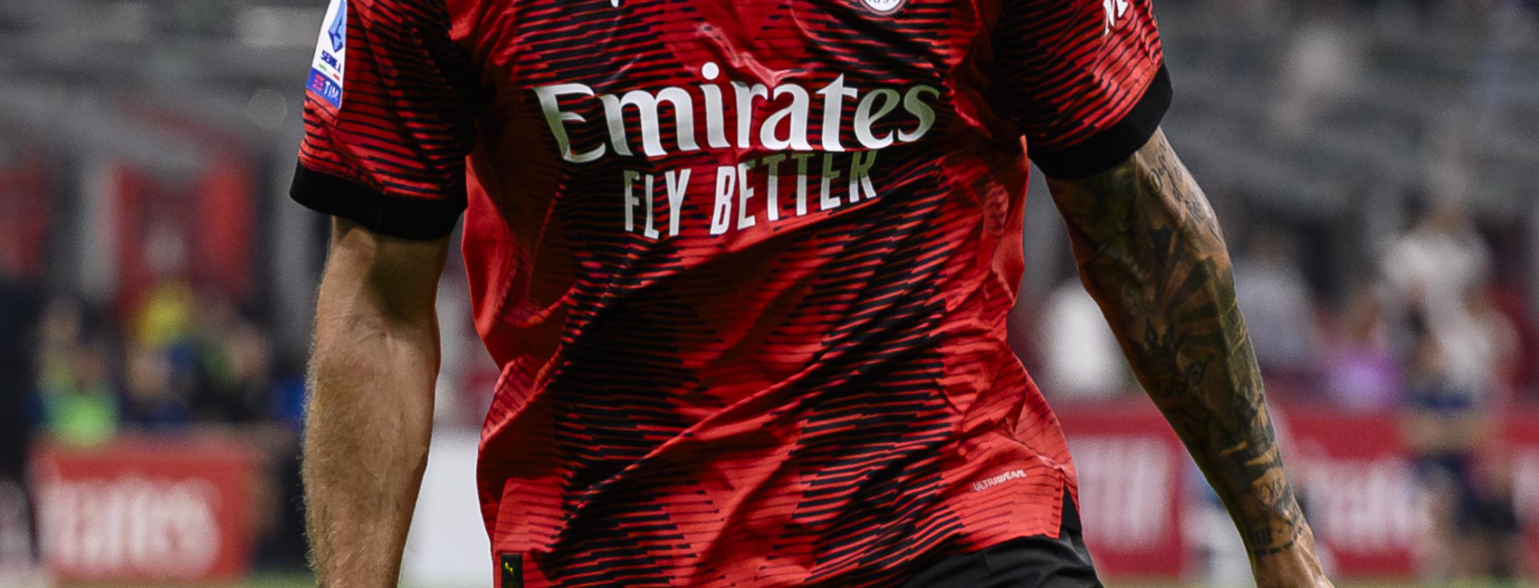 Christian Pulisic celebrates goal with AC Milan