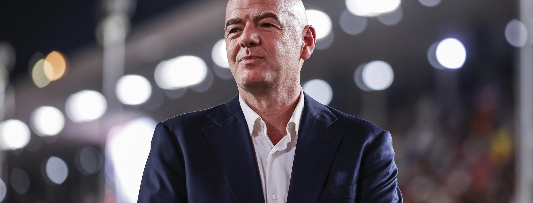 Gianni Infantino at Formula 1 Qatar Grand Prix