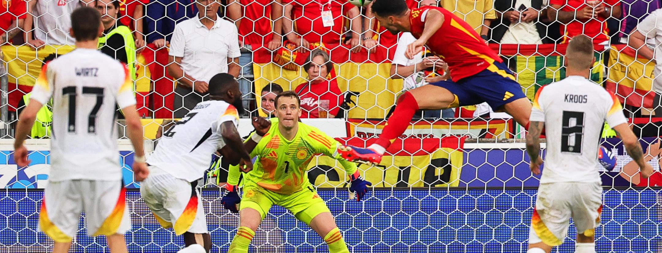 Mikel Merino goal vs. Germany