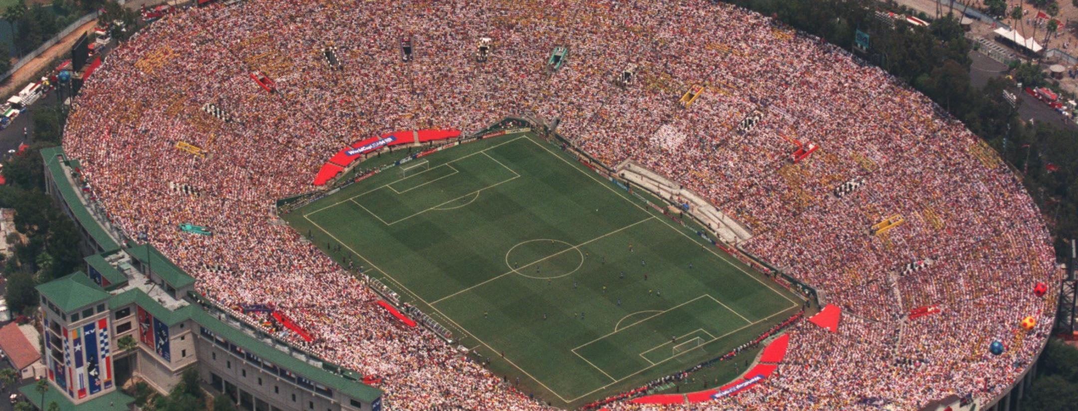 Galaxy vs LAFC at the Rose Bowl