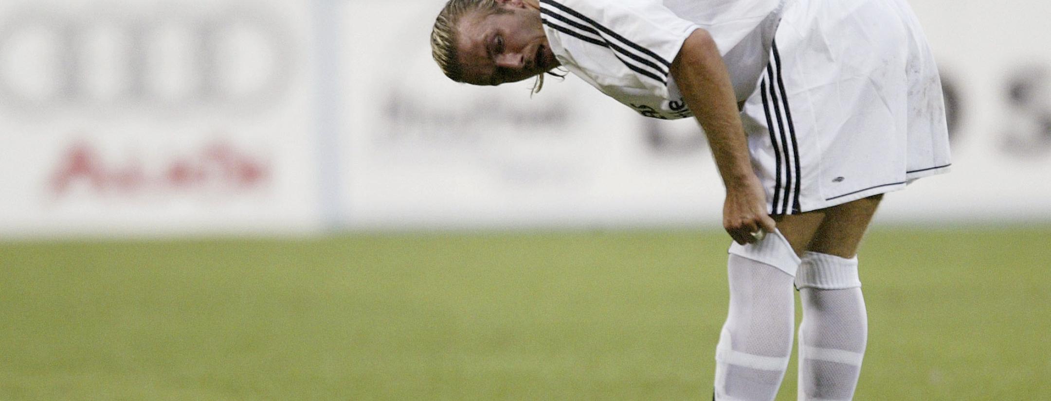 Cómo los jugadores de fútbol usan sus calcetines