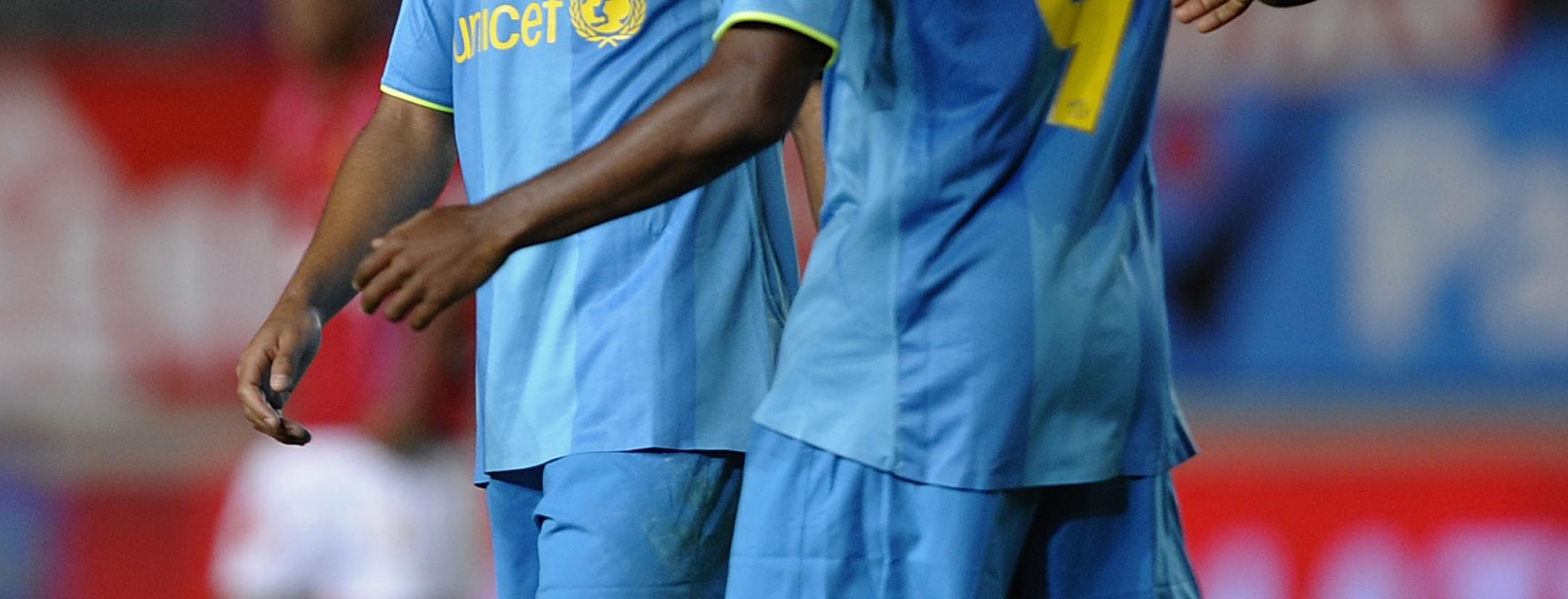 Giovani dos Santos Barcelona hat trick