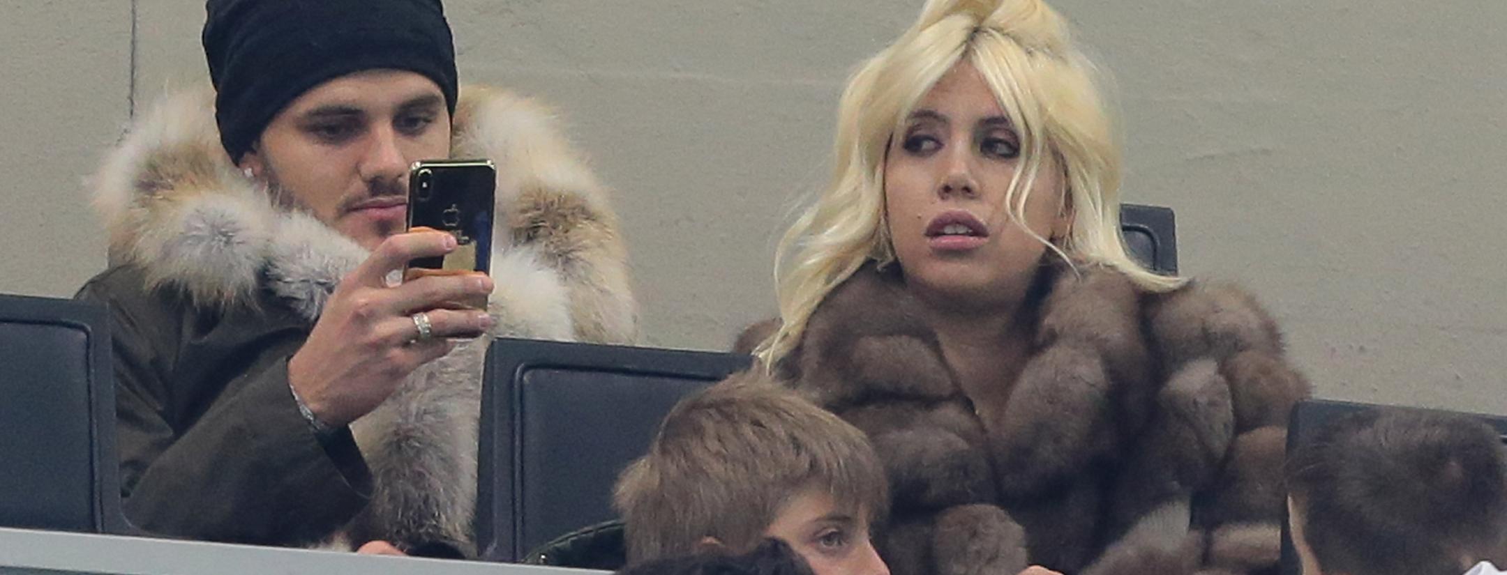 Mauro Icardi and Wanda Nara