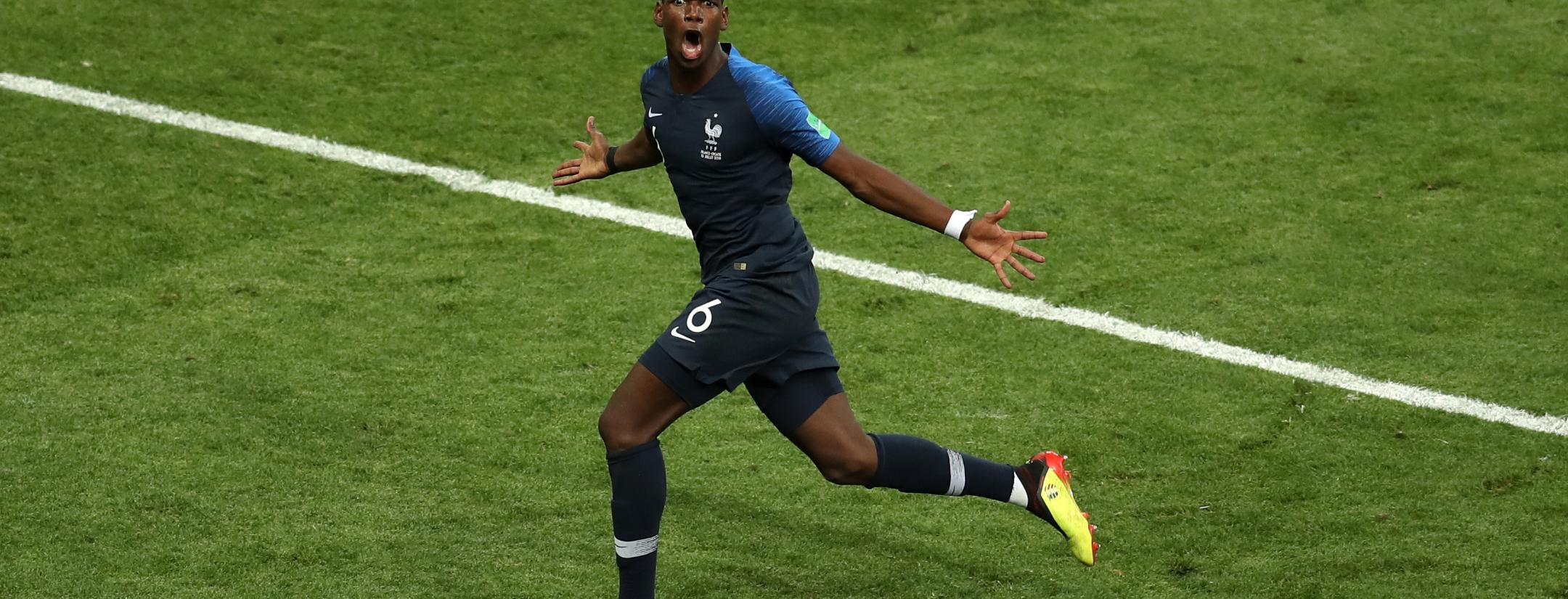 Paul Pogba goal vs Croatia World Cup final