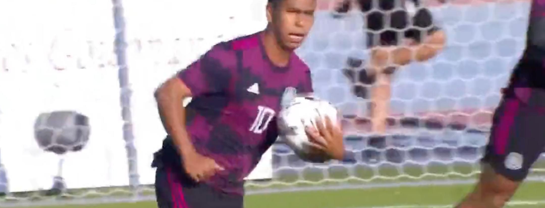 Gol de Efraín Álvarez México vs Francia