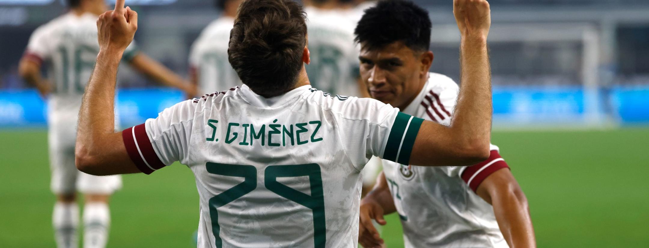 Gol de Santi Giménez vs Nigeria