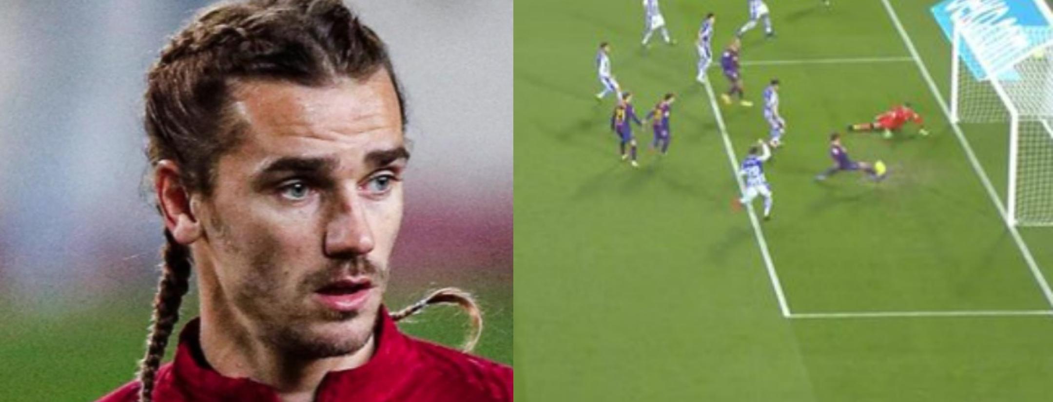 Griezmann miss vs Real Sociedad