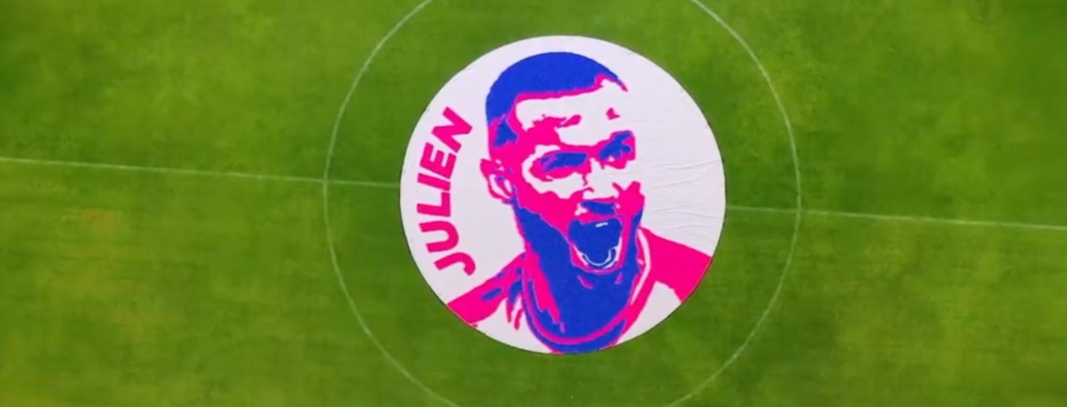 León announced Julien Celestine using 81,000 plastic bottle caps