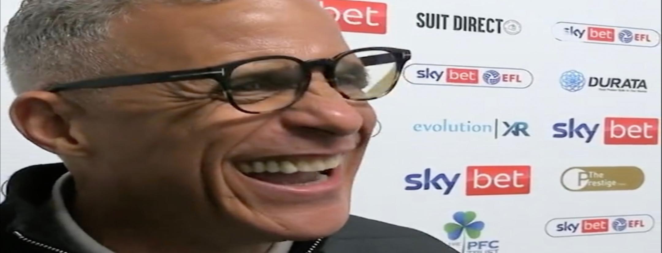Keith Curle postmatch interview