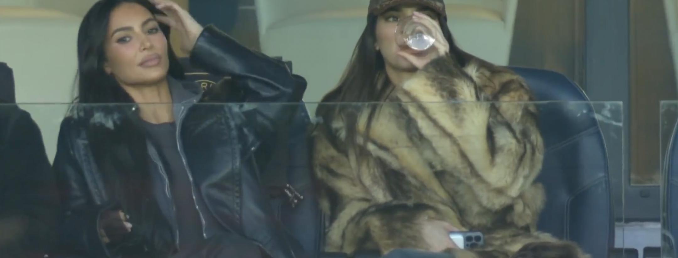 Kim Kardashian at PSG match