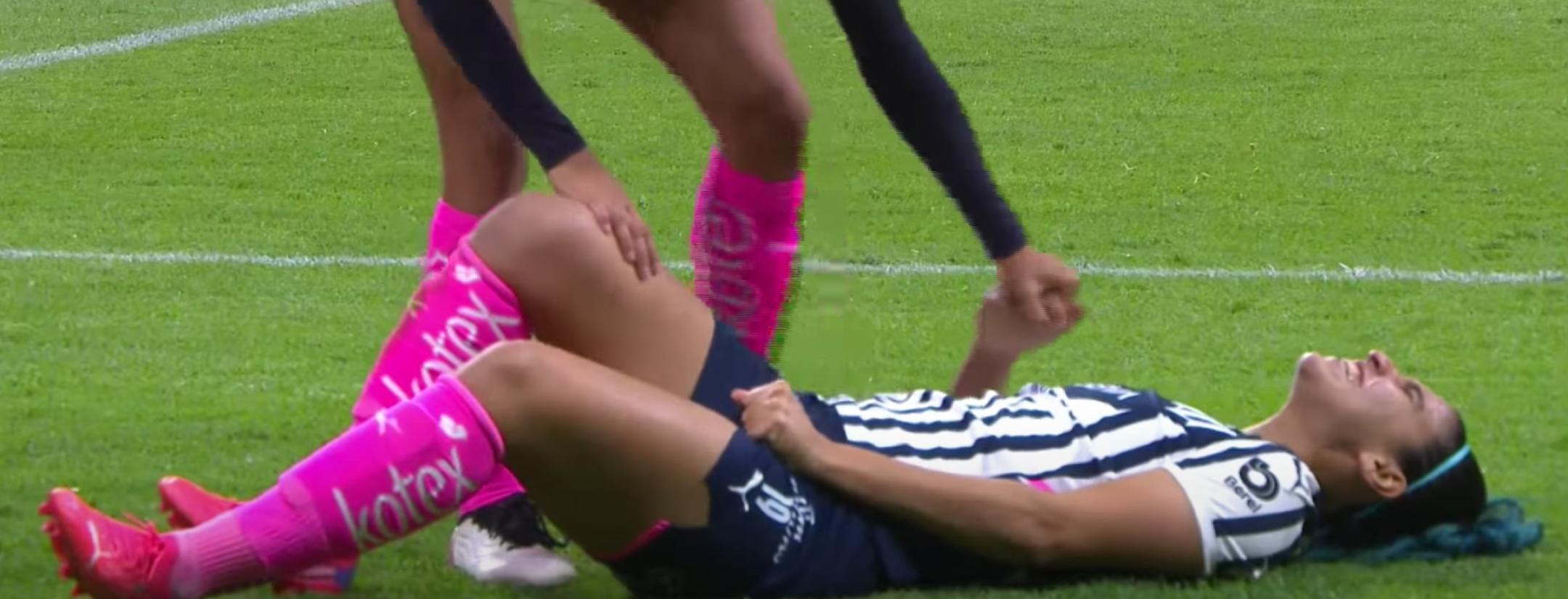 Lesión de Mariana Cadena