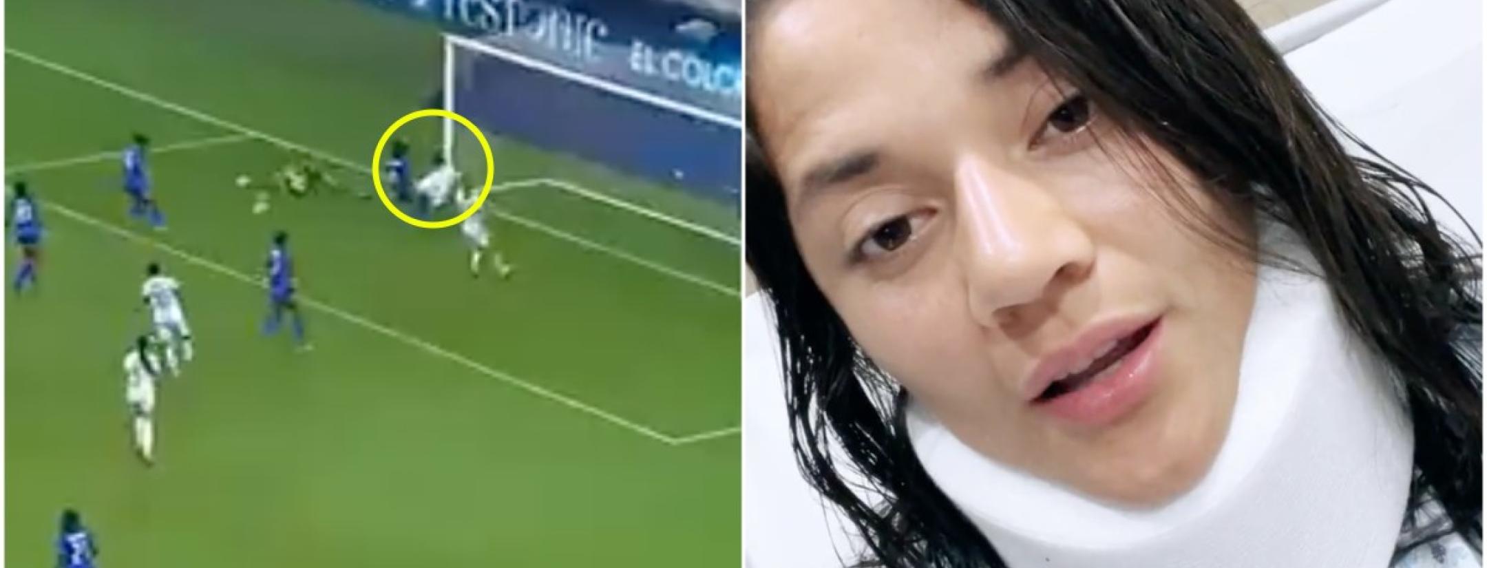 Lesión de Rebeca Bernal