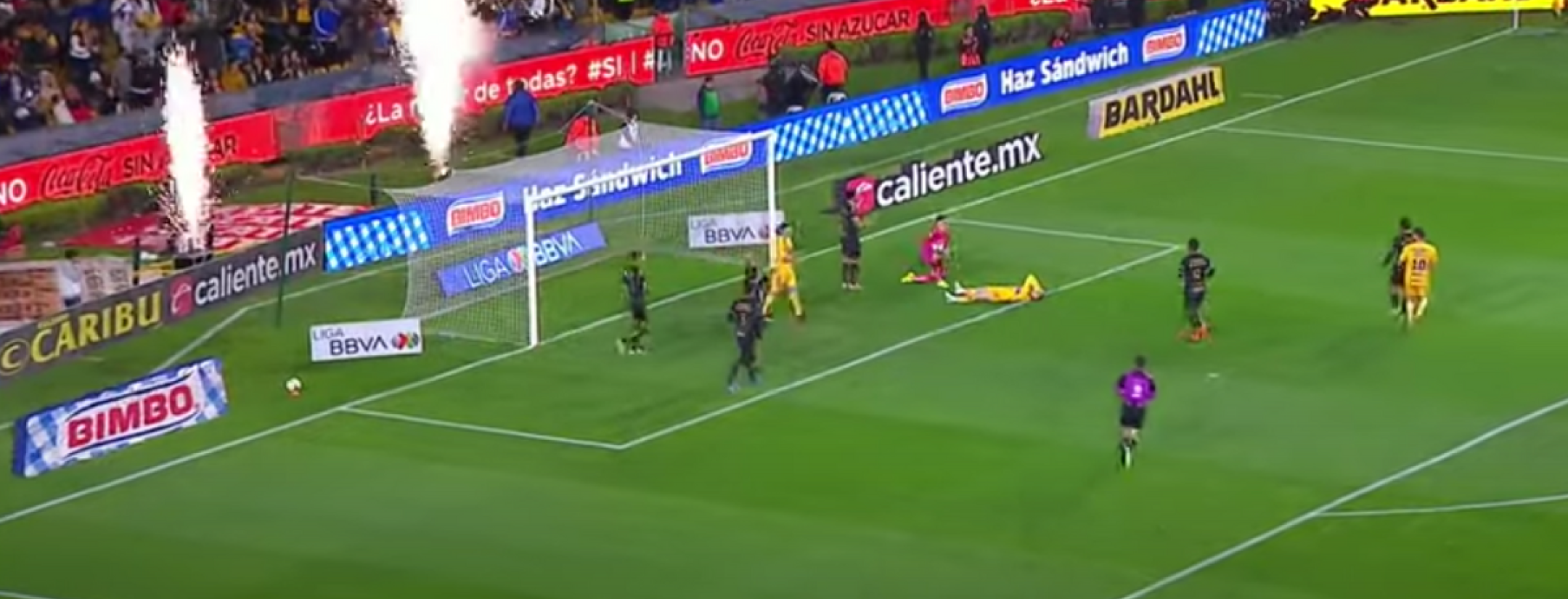 Liga MX fireworks celebrations fails