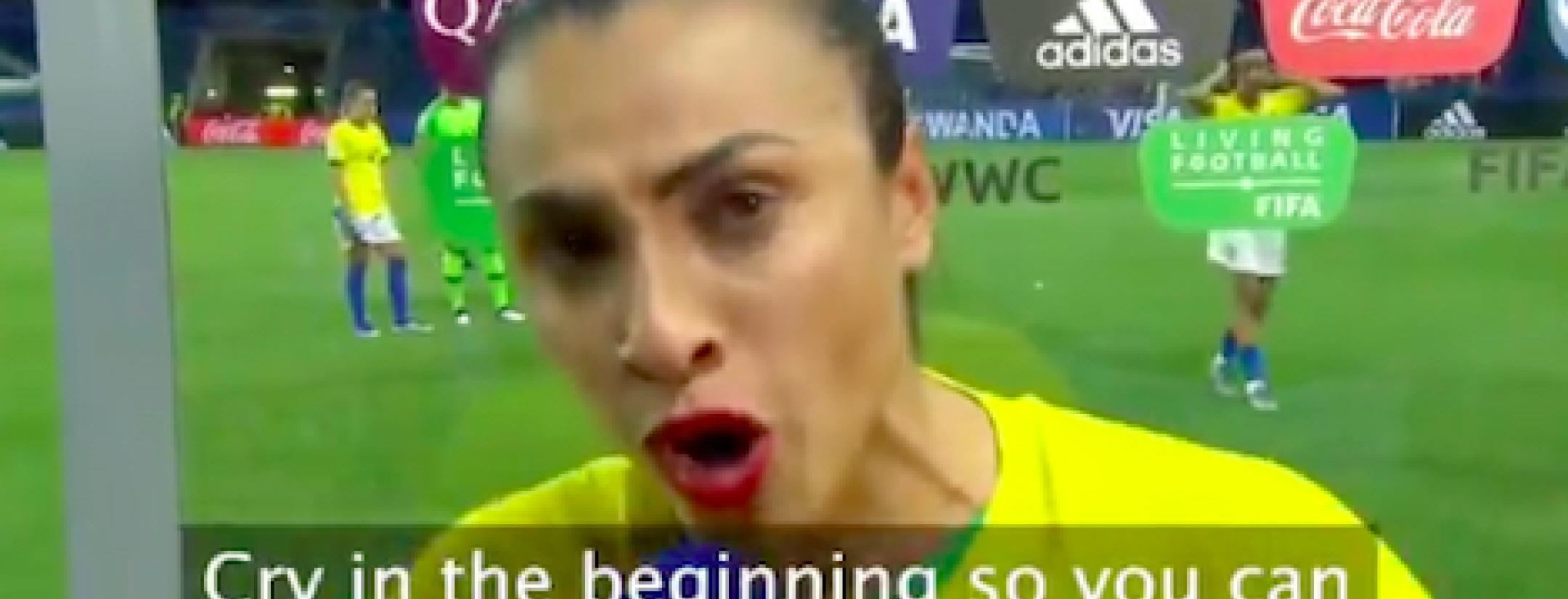 Marta postgame interview