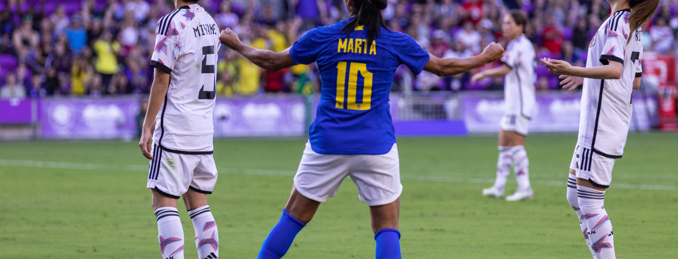Marta assist vs Japan