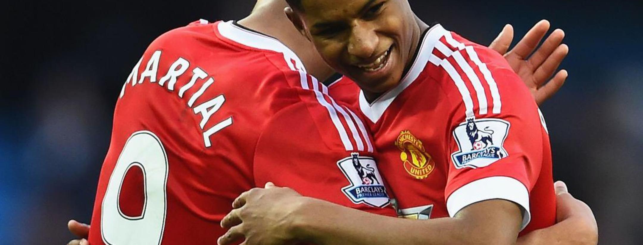 Anthony Martial and Marcus Rashford