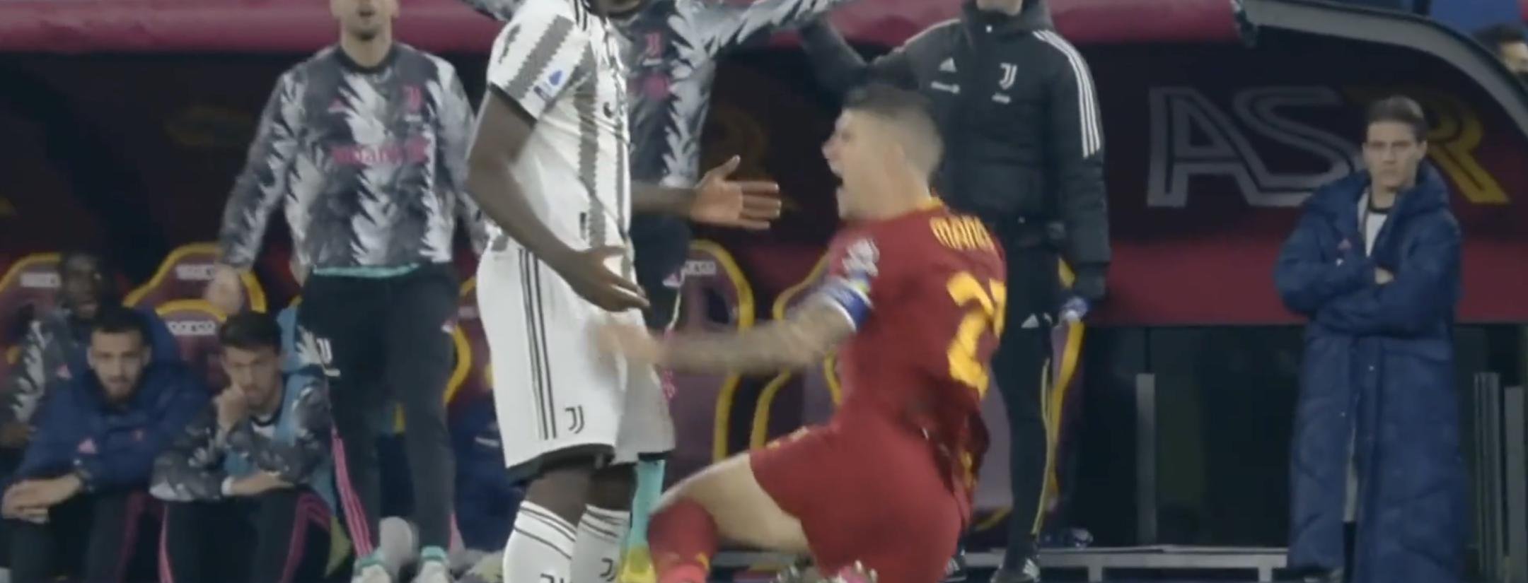 Moise Kean red card after 40 seconds