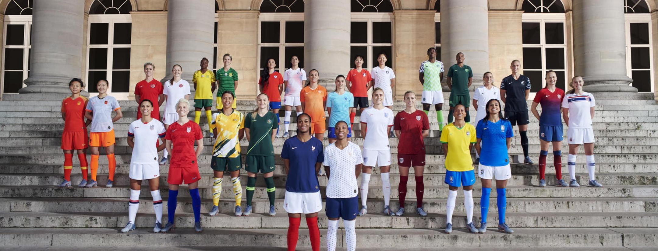 Women's World Cup jerseys
