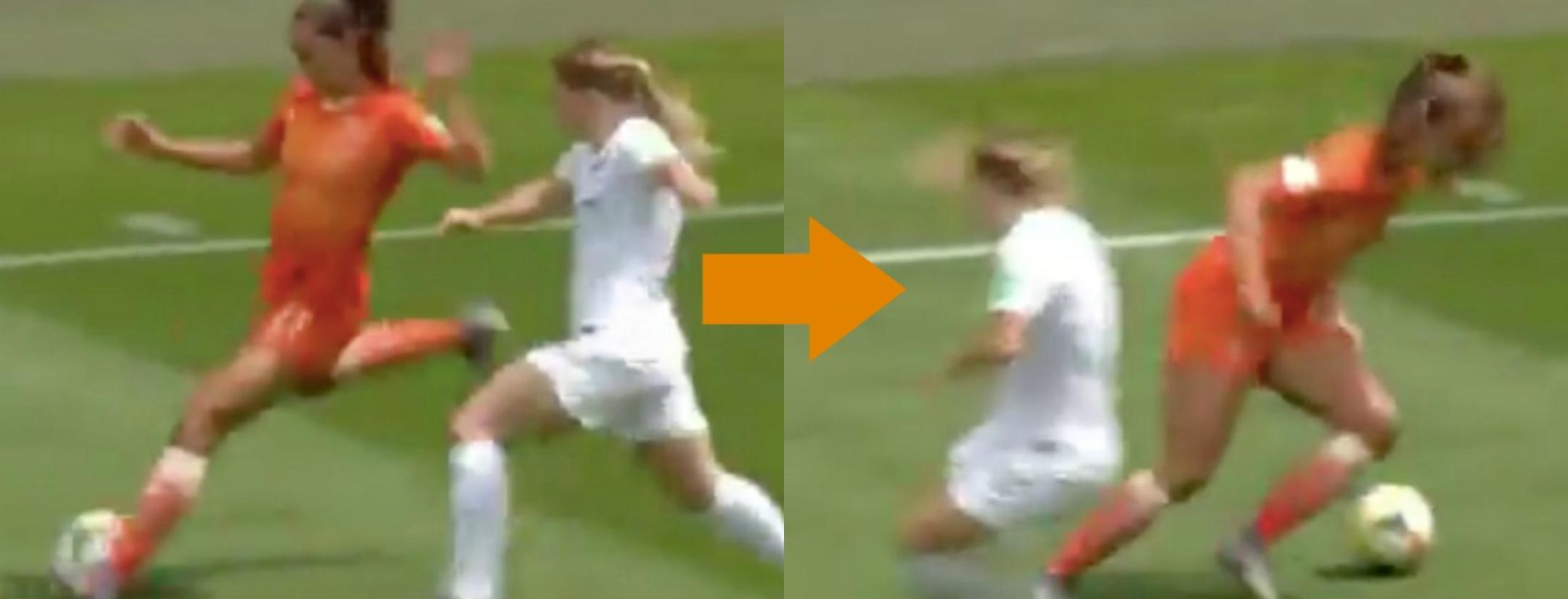 Lieke Martens Cruyff Turn