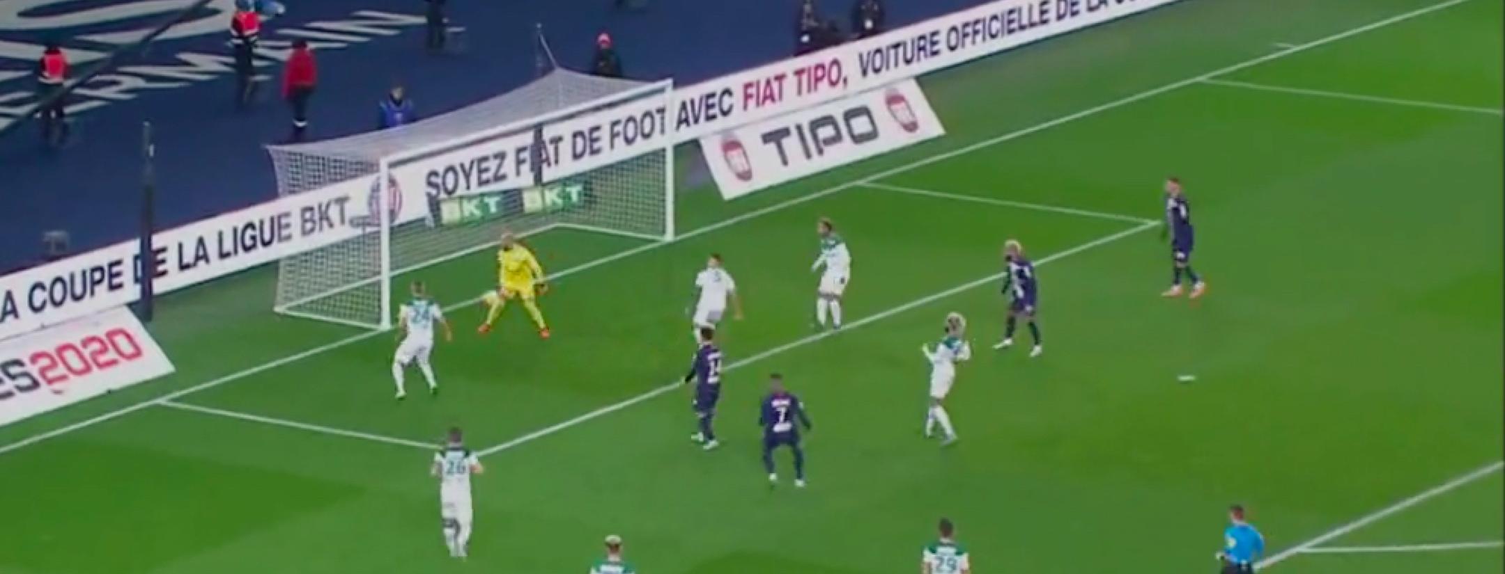 Saint-Etienne own goal vs PSG