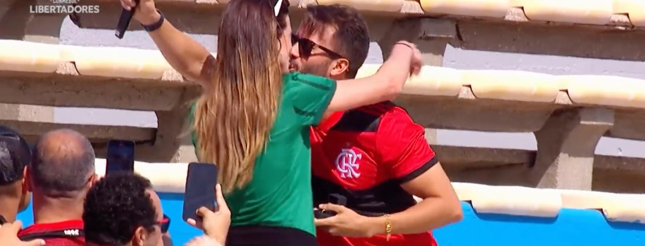 Propuesta de matrimonio Copa Libertadores