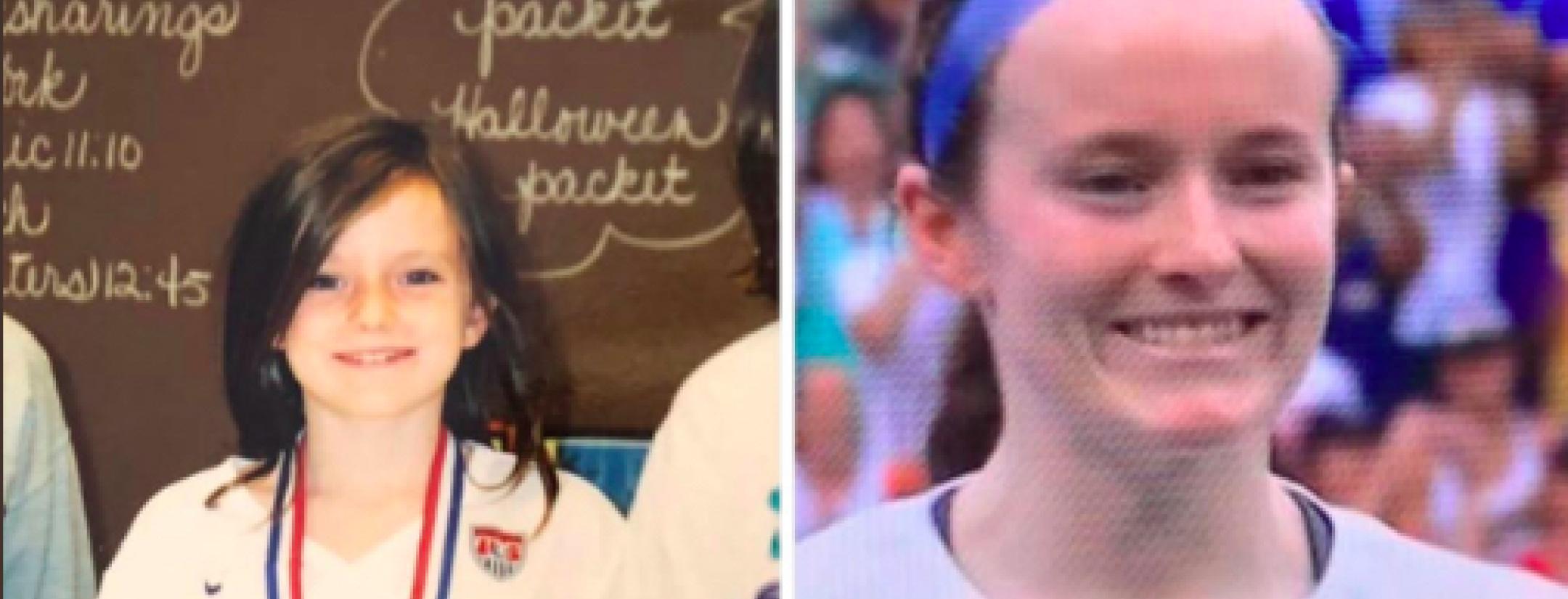 Rose Lavelle and Mia Hamm