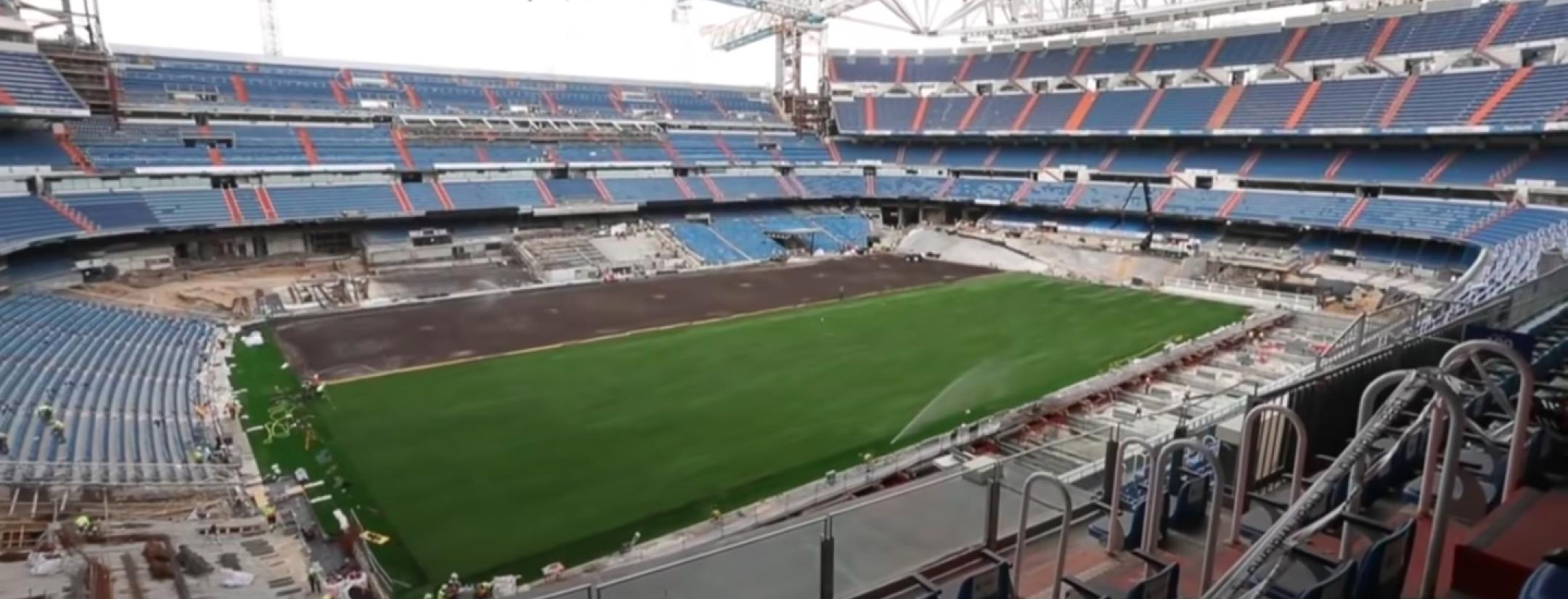 Santiago Bernabeu construction