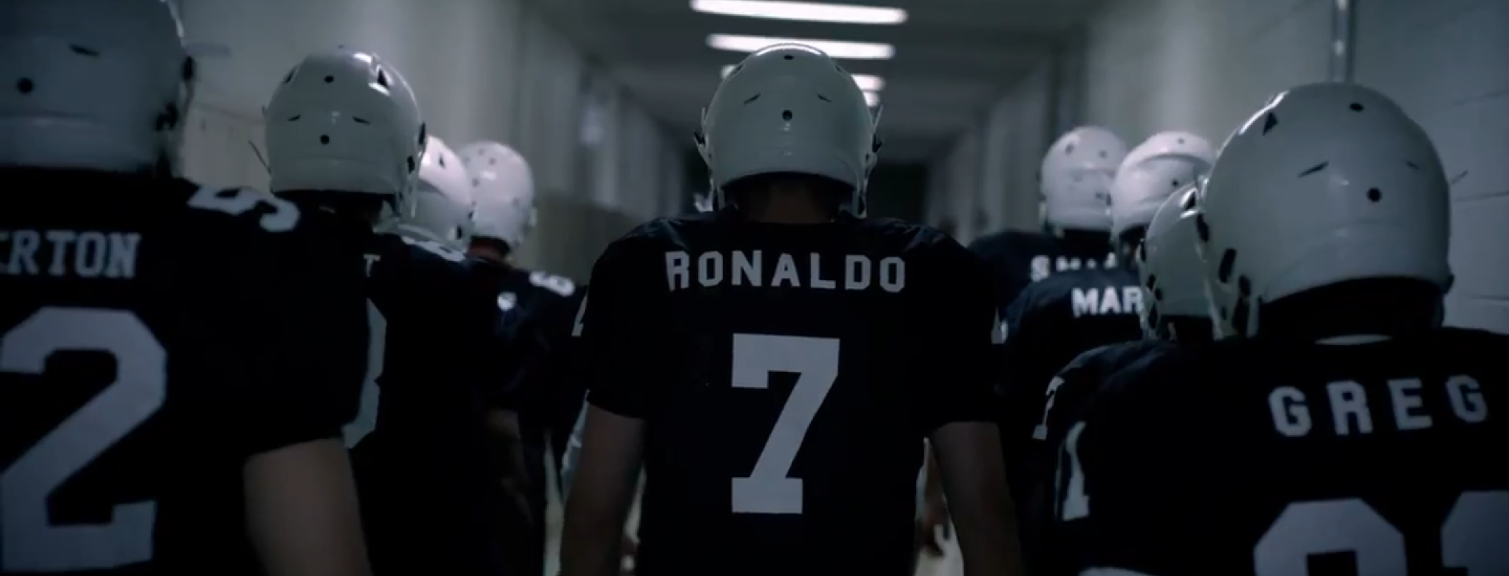 Cristiano Ronaldo football commercial