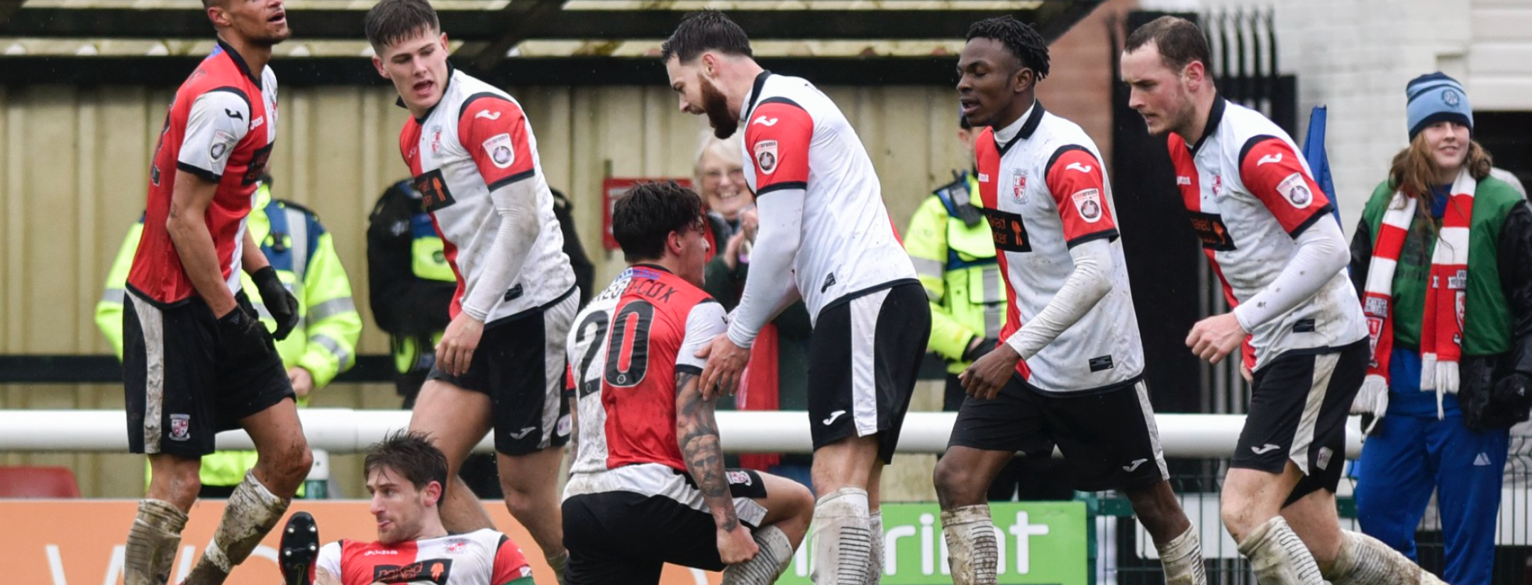 Woking defender gives up on play