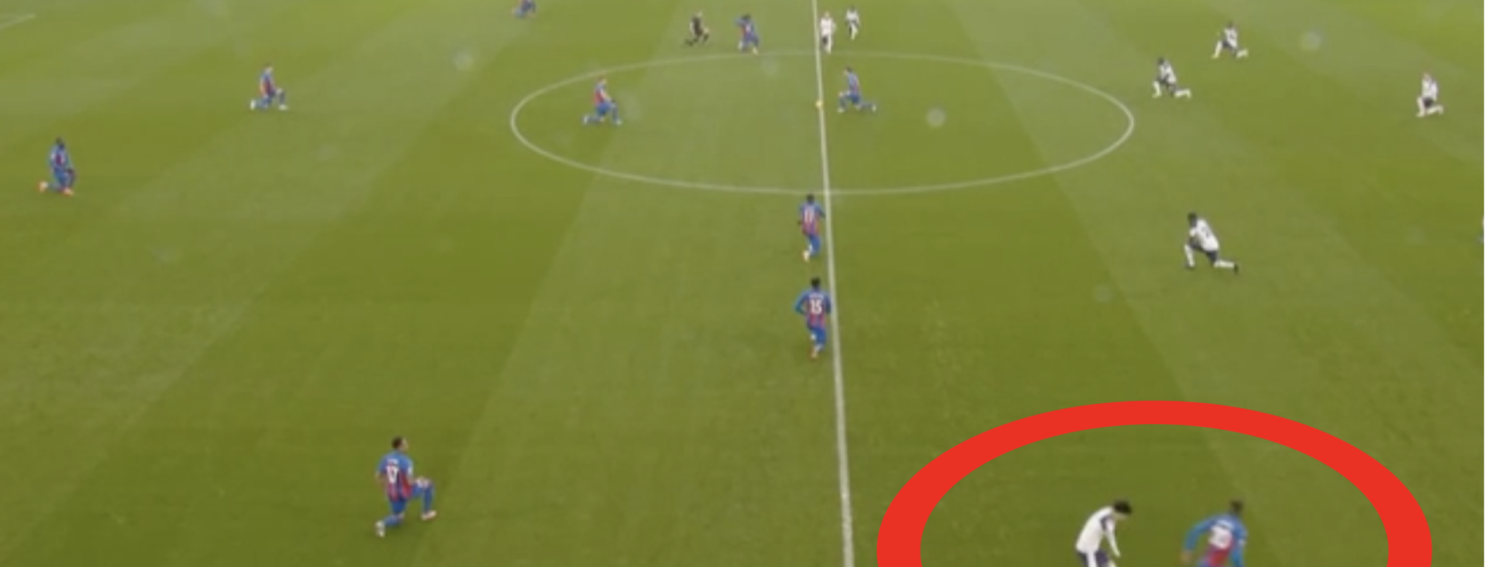 Son and Benteke forget to kneel