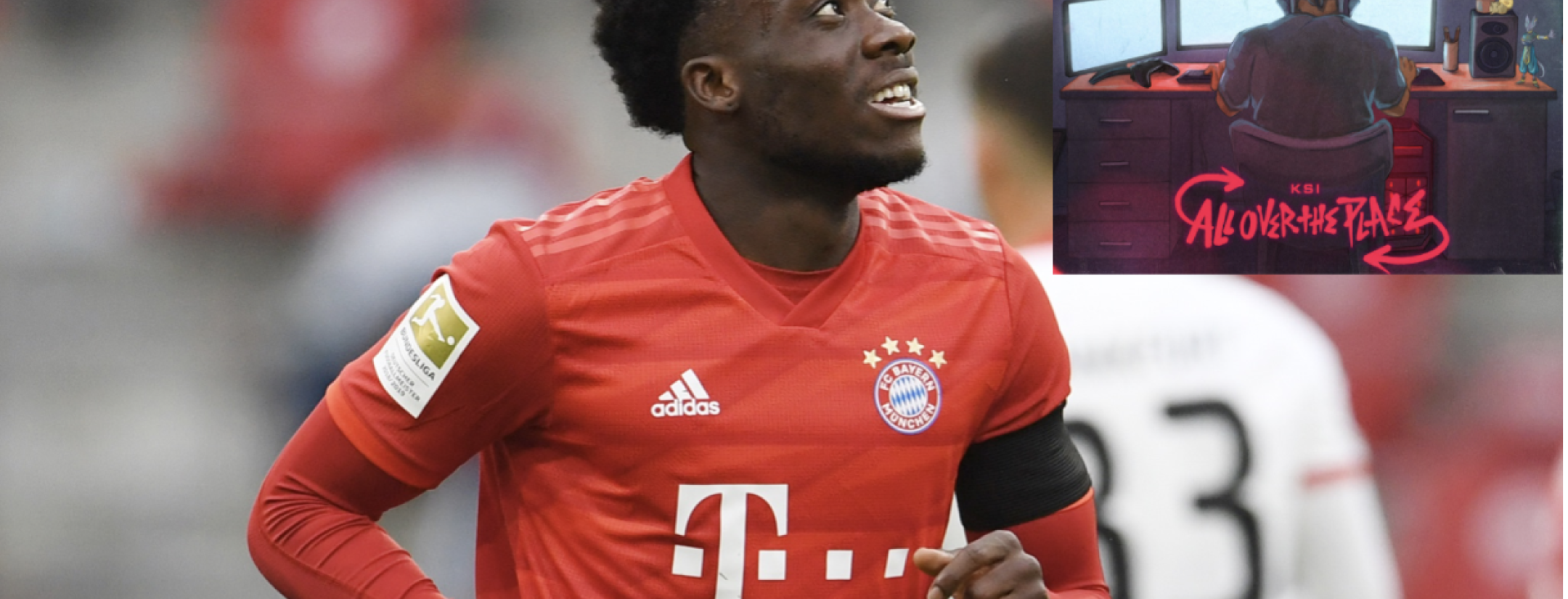 Alphonso Davies Listening To KSI
