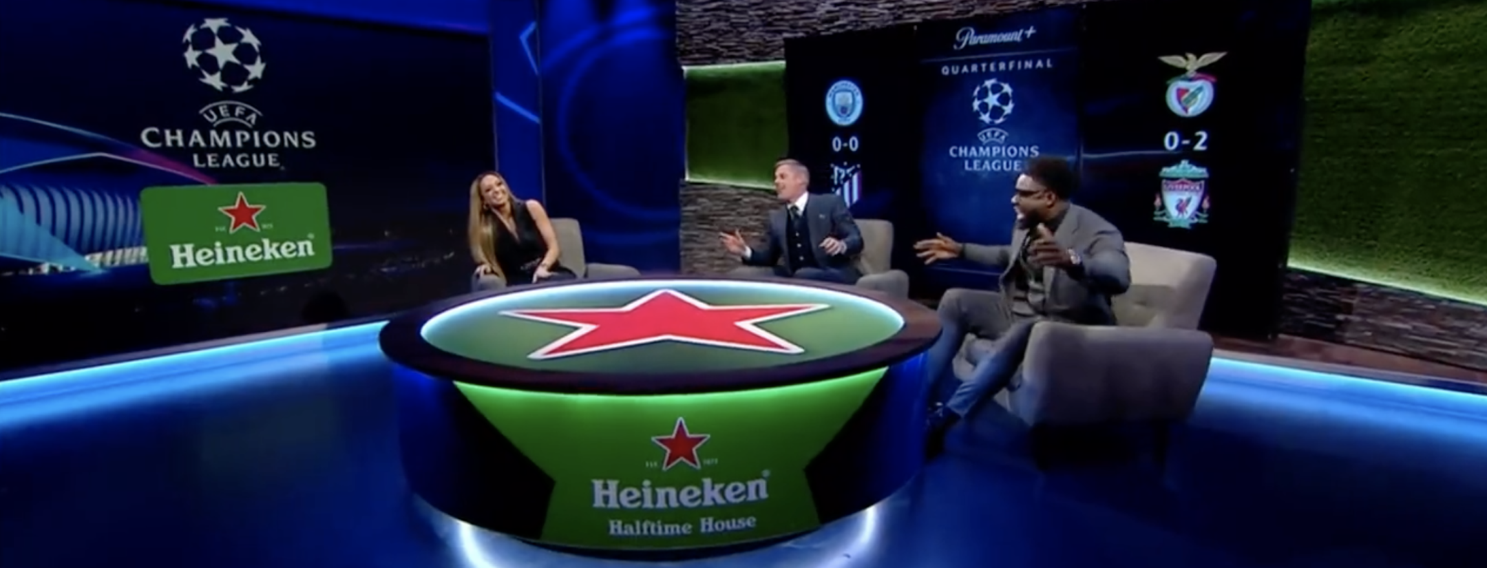 Micah Richards And Jamie Carragher 