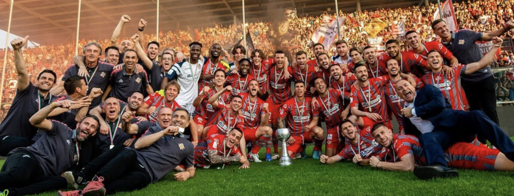 Cremonese celebrate promotion to Serie A