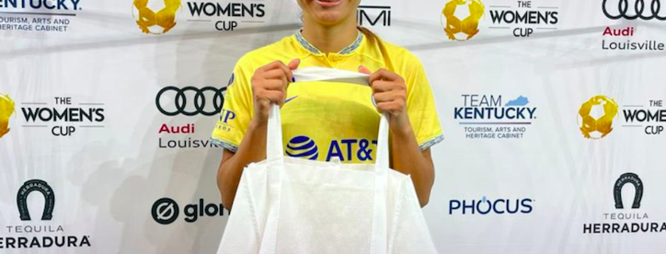 The Women's Cup Most Valuable Player Gets Bag Of Groceries