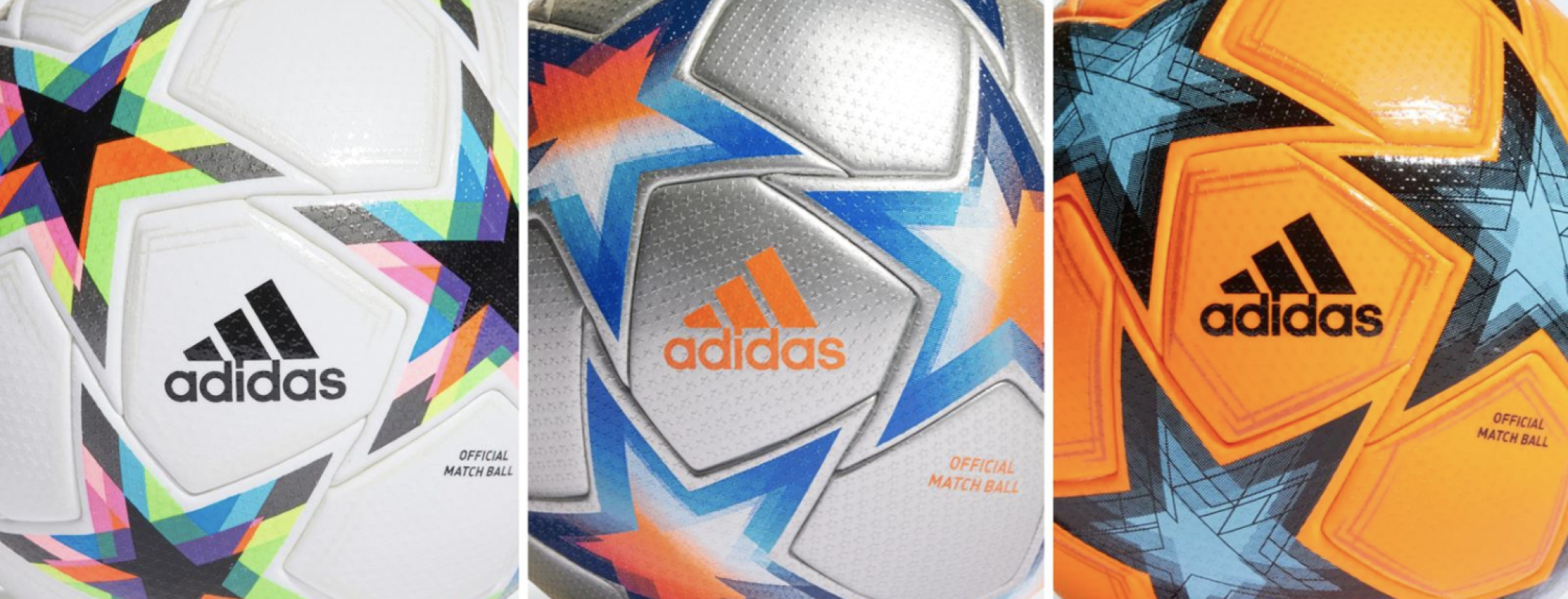 Adidas Releases Three New Champions League Balls