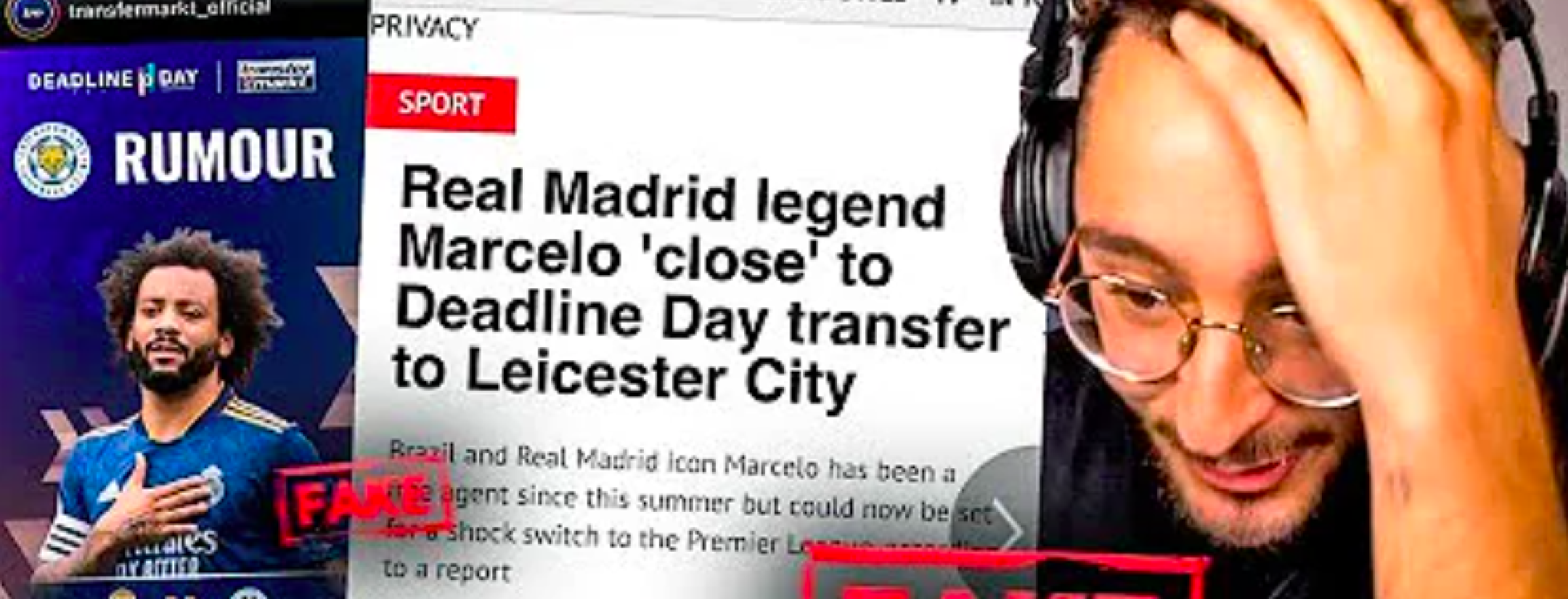 Spursito's fake Marcelo Leicester YouTube video 