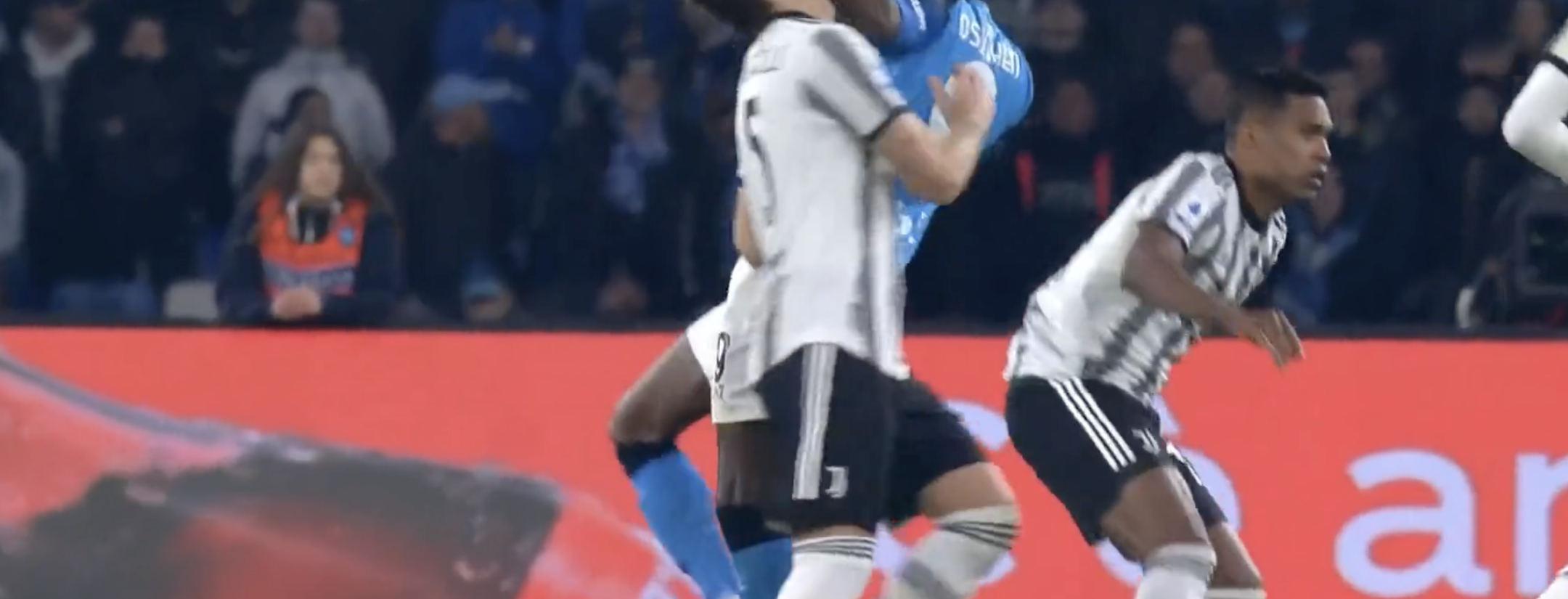 Osimhen Punches Locatelli By Accident