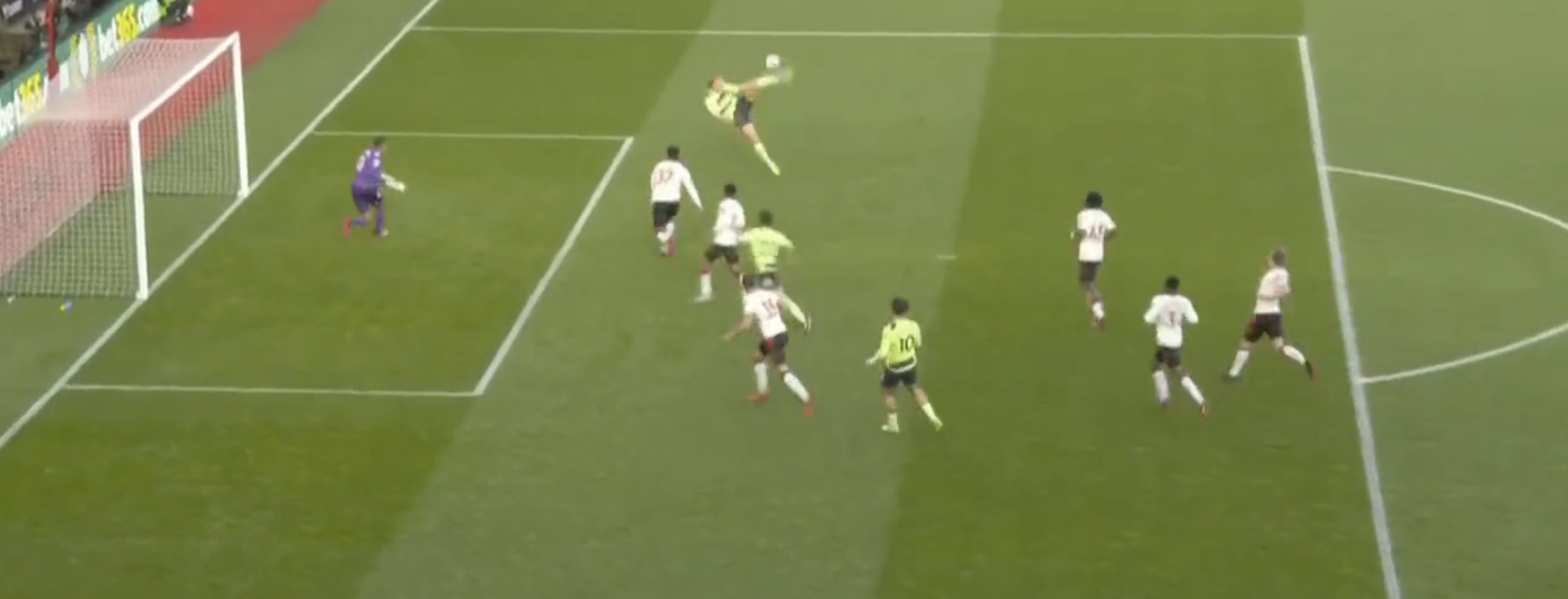 Erling Haaland bicycle kick goal vs. Southampton 