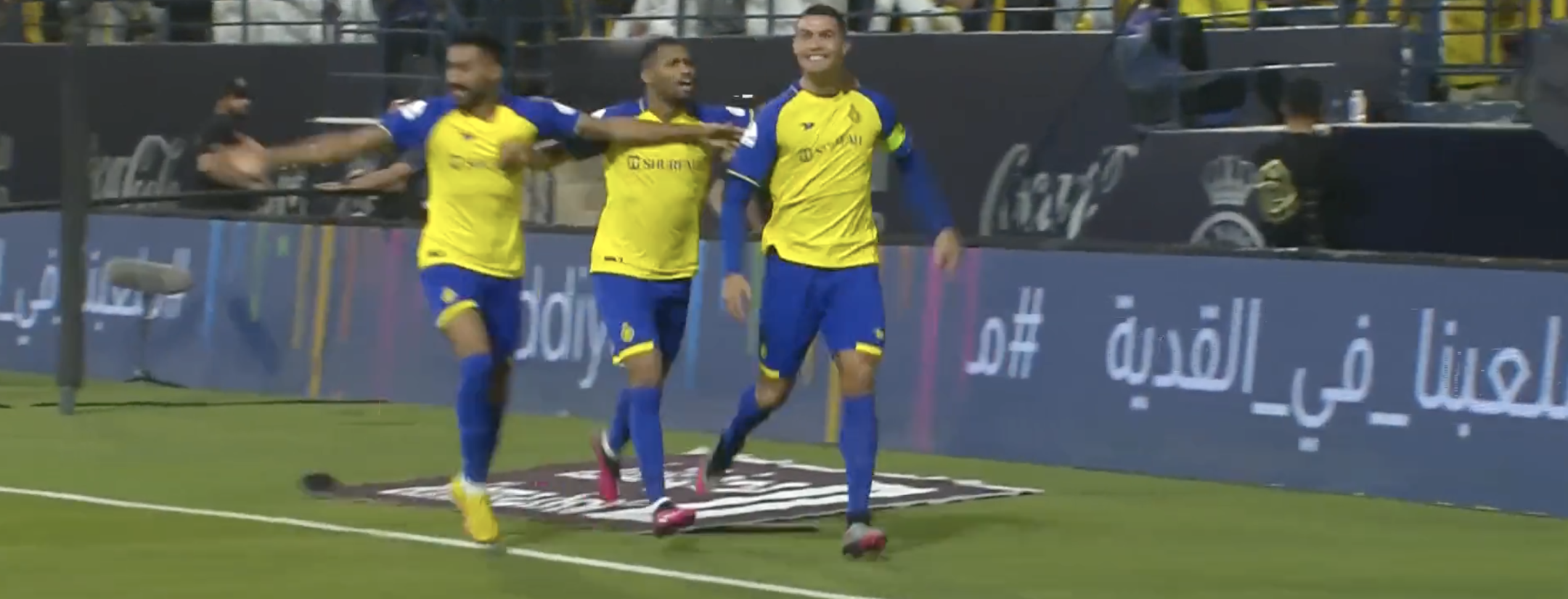 Ronaldo goal vs. Al-Raed